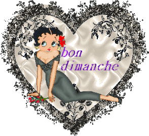 Gif animé Bon dimanche Betty Boop